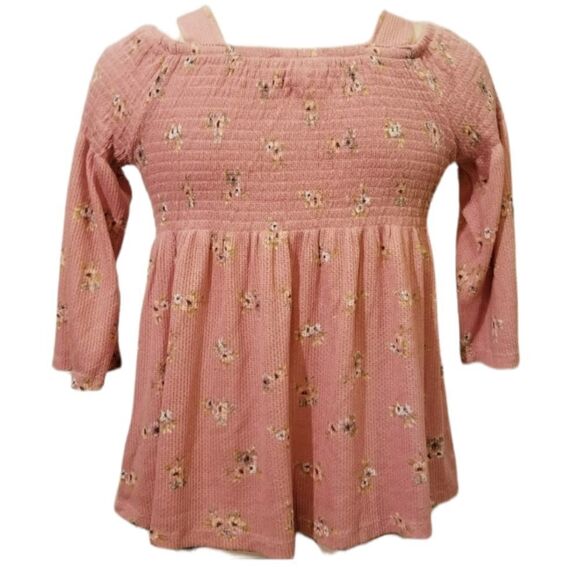 Cloud Chaser Cold Should Smocked Top Sz 14 (L) - Picture 1 of 5